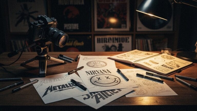Band-Logos: Die ikonischsten Schriftzüge und ihre Geschichten im Alternative Rock