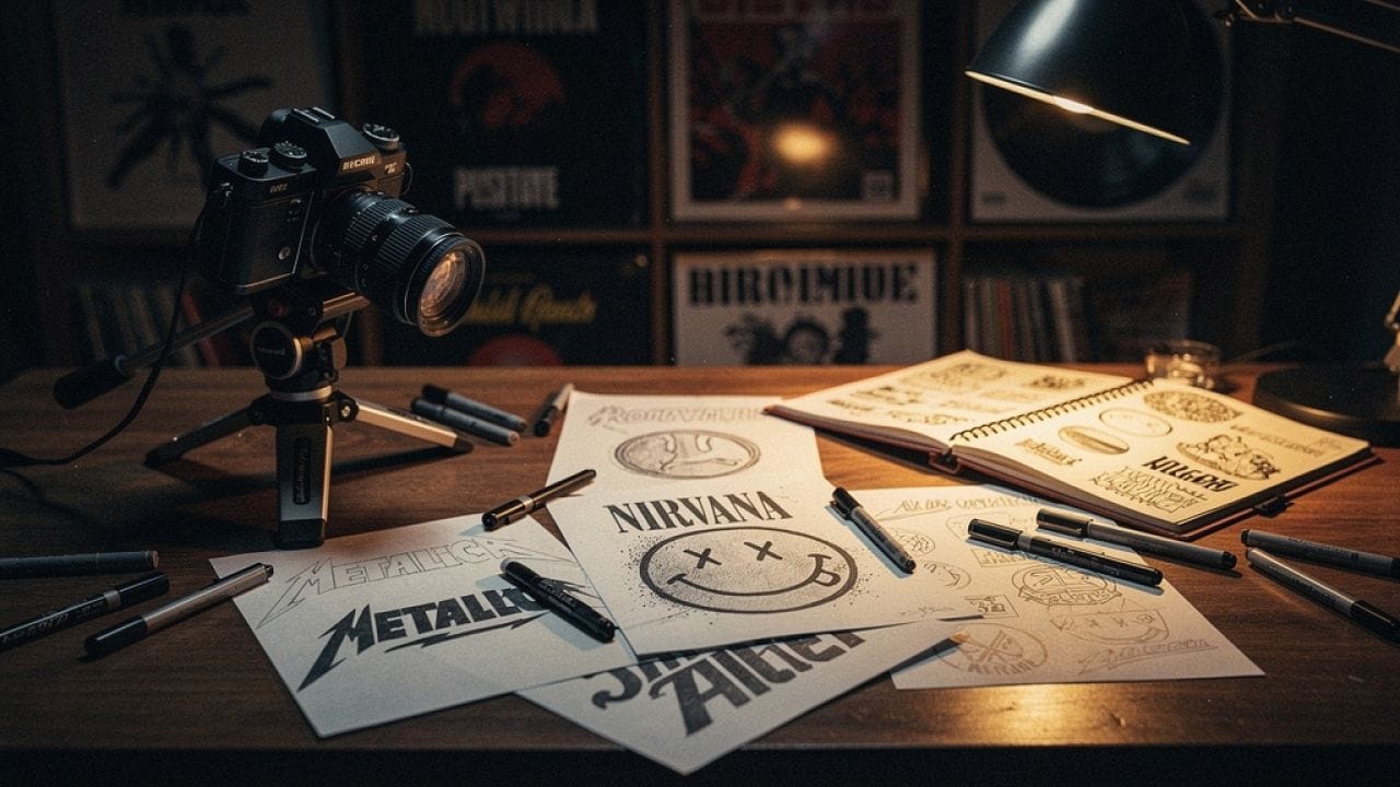 Band-Logos: Die ikonischsten Schriftzüge und ihre Geschichten im Alternative Rock