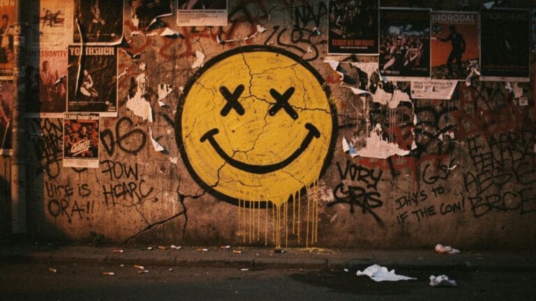 Nirvana Smiley Ursprung: Die verborgene Geschichte hinter dem ikonischen Symbol des Grunge
