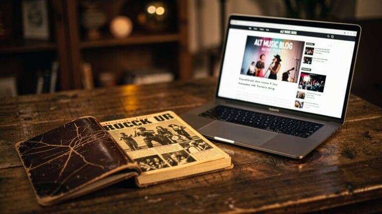 Print-Magazine vs. Blogs: Wie die Alternative-Rock-Szene ihre Geschichten erzählt
